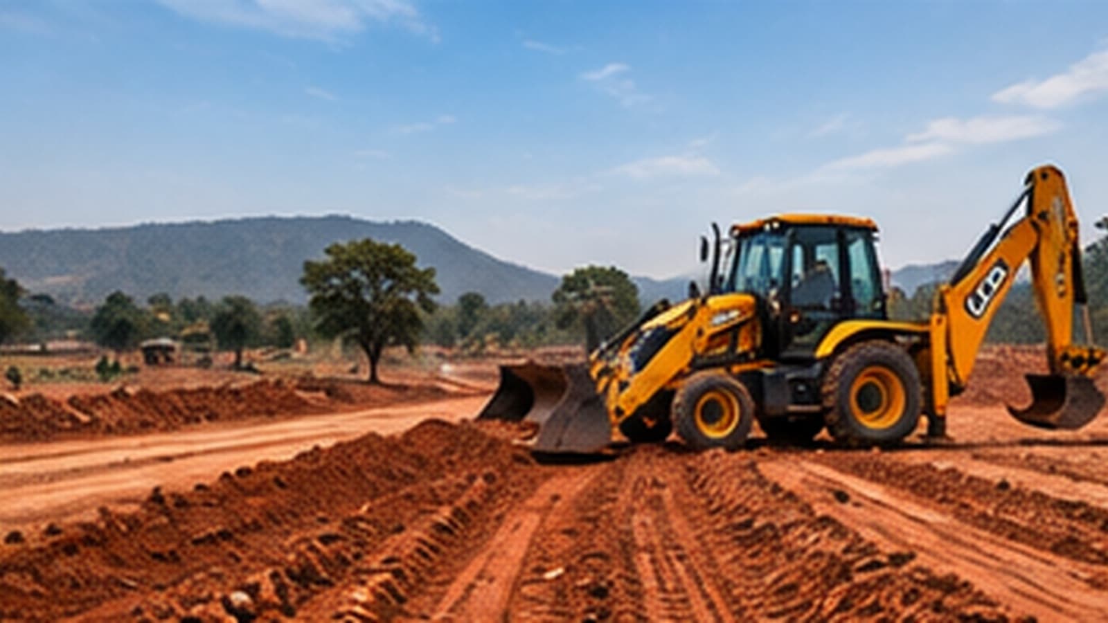 Rural Road Earthwork & Embankment Leveling